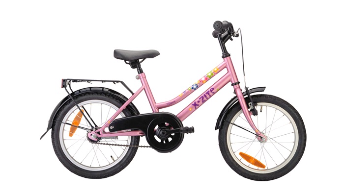 Pigecykel 16" Adventure Flower Pink