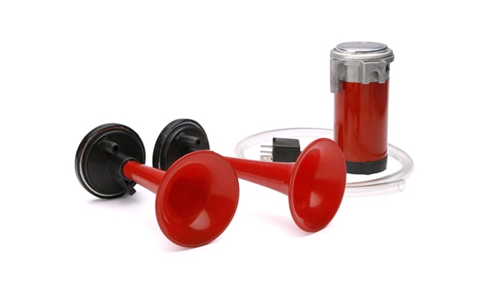 Twin kompressor horn