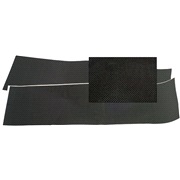 Sticker, 21x75cm 2 stk. black carbon