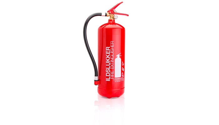 Pulverslukker 6kg. ABC EN3 27A/183B/C
